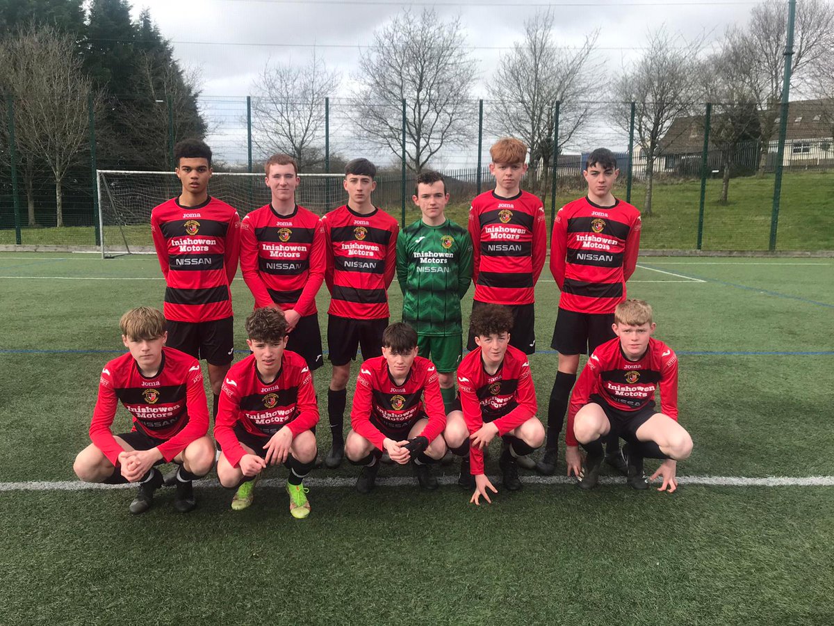 SaintEunans's tweet photo. We want to wish our U15 team the best of luck in this Wednesday’s SFAI Ulster final vs Abbey Vocational School, Donegal Town. The game is taking place at the Letterkenny Community Centre and kick off is at 12 noon. https://t.co/VXqyCH7KNn
