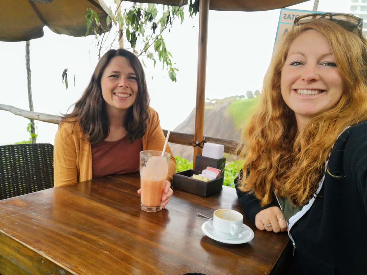 Caroline_Clason's tweet photo. Great to be back in Peru with @SRangecroft on our final trip for the @sigmaperu project. We had a fun day soaking up the sights in Lima yesterday, and today we're on our way to Huaraz and the Andes! 🇵🇪🍸 https://t.co/leB5dlPRWI
