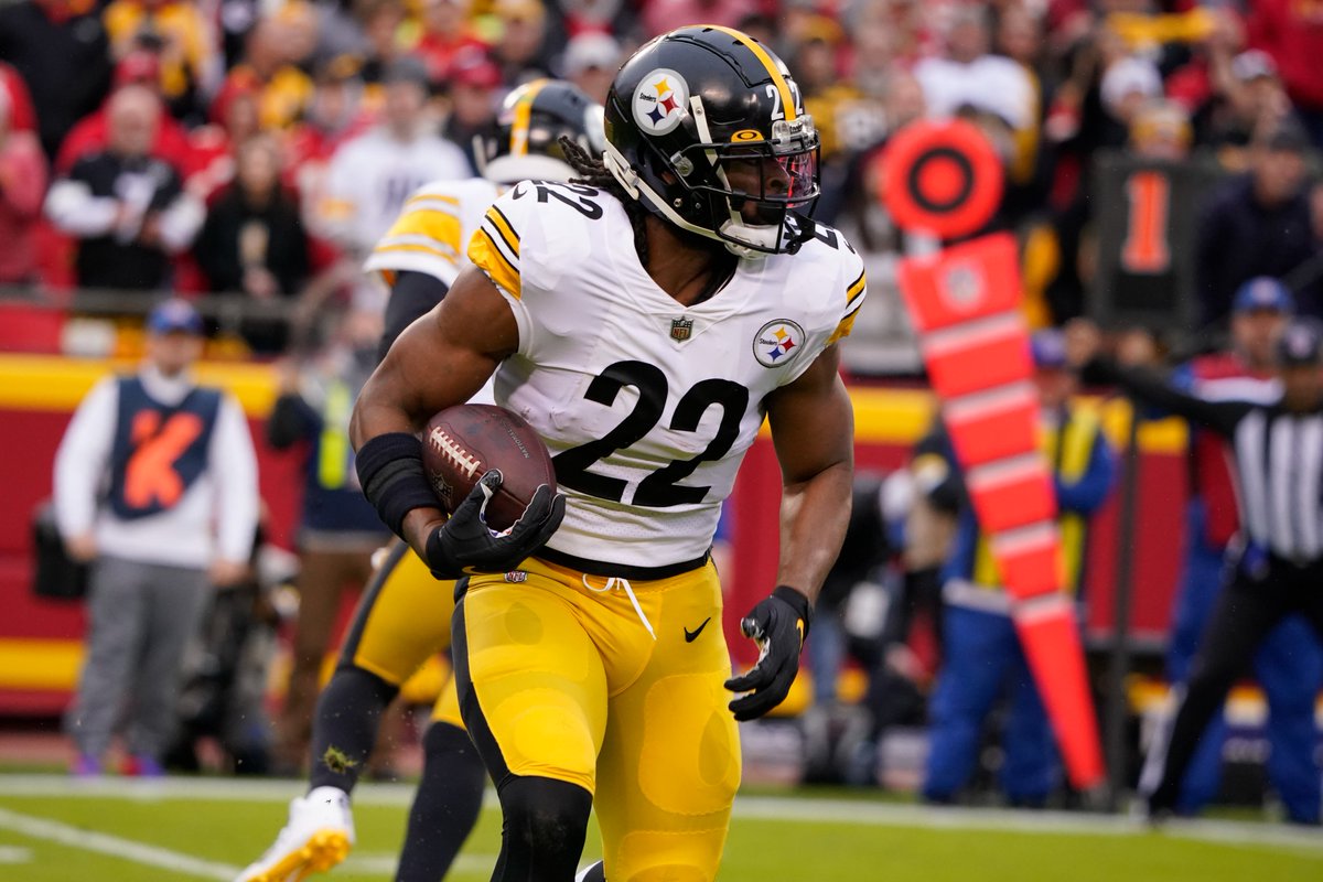 FanDuel's tweet image. Who leads the AFC North in rushing yards next season? 💨