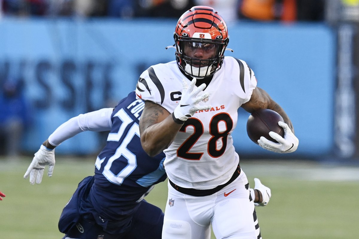 FanDuel's tweet image. Who leads the AFC North in rushing yards next season? 💨
