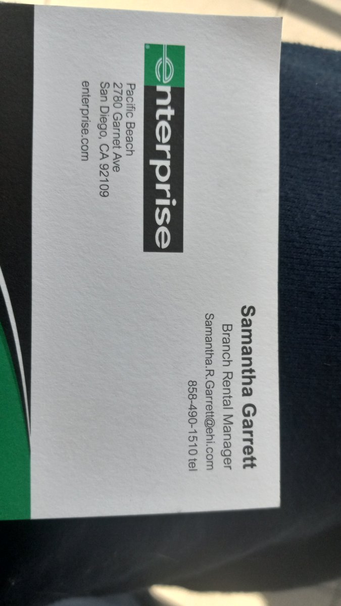 PCDan76's tweet photo. #deleteenterprise @enterprise #badservice and lies from Samantha Garrett https://t.co/Bqlrq1rcSJ
