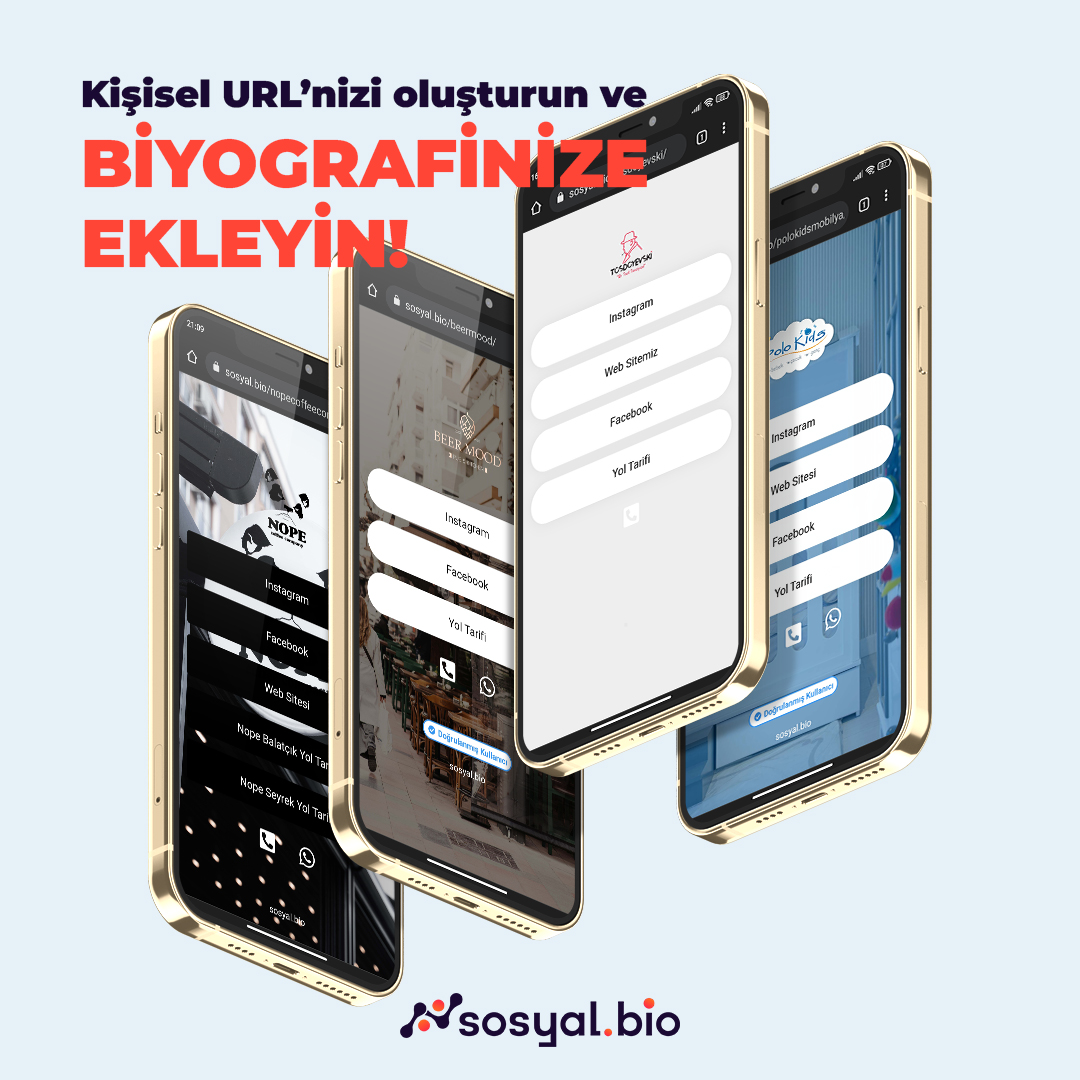 Kişisel URL'nizi oluşturun ve Instagram Bio'nuza yerleştirin!

Biyografinize birden fazla hedef içeren tek bir bağlantı koyun. Tek bir bağlantı hiç bu kadar güçlü ve çeşitli olmamıştı.

📍 sosyal.bio

#biolink #influencerdigital #sosyalmedya #linkinbio #dijital