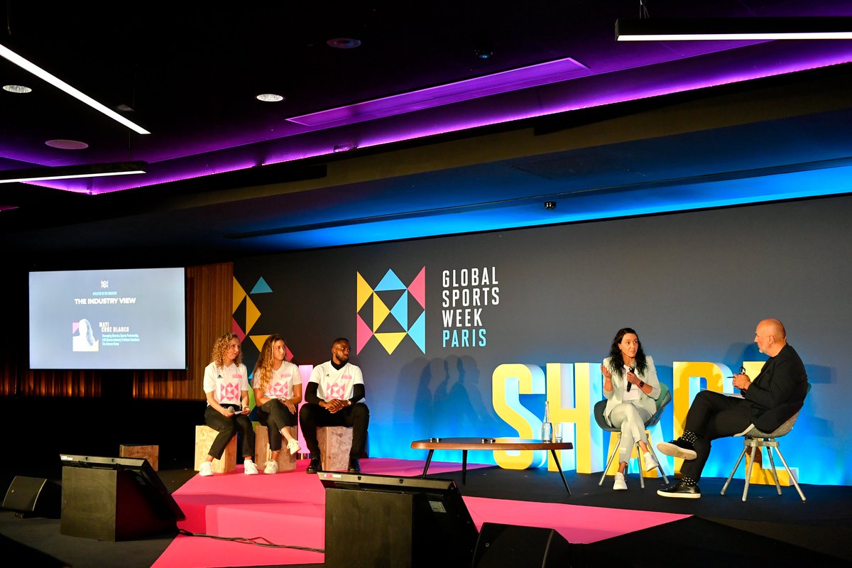 What better way to launch the first #GSWParis programme block - Athletes VS The industry - than by meaningful discussions led by Dame Katherine Grainger, <a href="/BaerHoffmann/">Jonas Baer-Hoffmann</a>, <a href="/bauchet_arthur/">arthur bauchet</a> and <a href="/MCB_Mayi/">Mayi Cruz Blanco</a> moderated by <a href="/ThierryBorra/">Sport Matters</a> 👀

<a href="/GettyImages/">Getty Images</a> Aurélien Meunier, Julien M. Hekiman