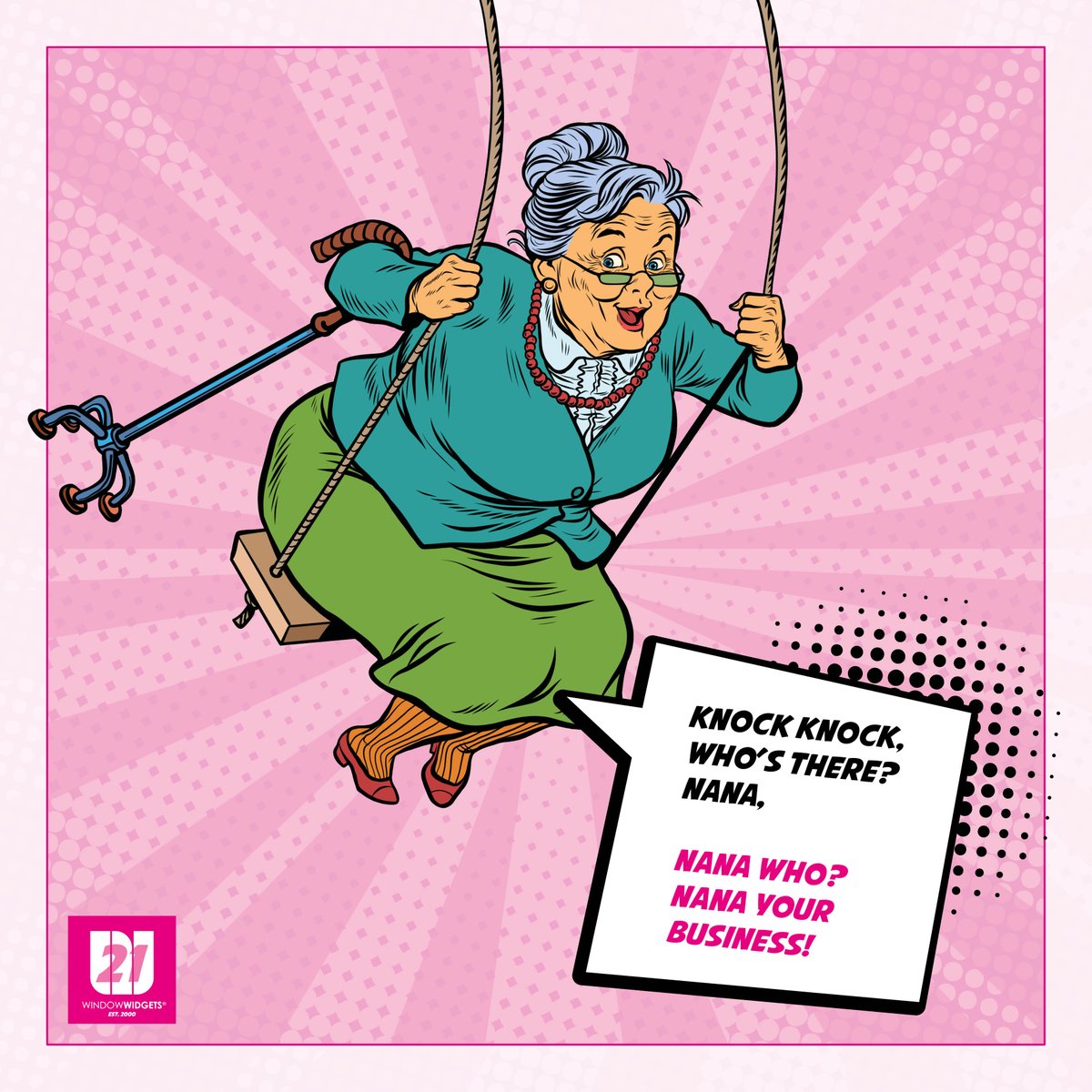 Windowwidgets's tweet photo. Happy Tuesday everyone😆💗
Just a sneak peek into our Joke book, order yours today at jokes@windowwidgets.co.uk and help us raise money for our two amazing charities @gmfundraising @ourkellymatters
#widgetscomedy #trustpink #jokes #windowwidgets https://t.co/my3v2MKAxO