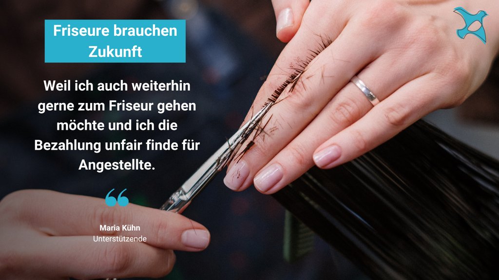 openPetition's tweet photo. Die Friseubranche steckt in einer Krise ✂ - durch hohe Personalkosten und einer MwSt. von 19%, können sich viele Menschen das Haare-Schneiden bald nicht mehr leisten. Eine #Petition fordert nun die Senkung der MwSt. auf 7%. Was meinst du? ✍️ https://t.co/b2Tffz4jbp https://t.co/HoSBTSCv4R