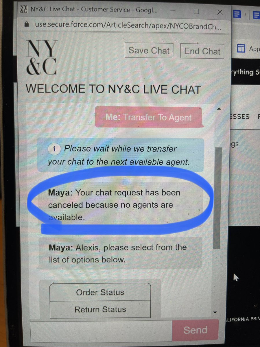 AKMillie's tweet photo. @nyandcompany worst customer service EVERRRR!!!! #dontshophere #BadGuys #scammers https://t.co/moMwO0ihd9