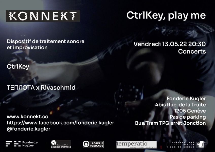 FonderieKugler's tweet photo. Friday May 13 8:30 pm / Fonderie Kugler / Konnekt! With Jeff Carey #CtrlKey Grundik Kasyansky & Tom Wheatley, Silvan Schmid & Alex Riva #konnekt.co #fonderiekugler @fonderiekugler @grundikkasyansky #_tomwheatley_ #experimentalmusic #usinekugler - https://t.co/5HpOTherVq https://t.co/VBdz2xjXYI