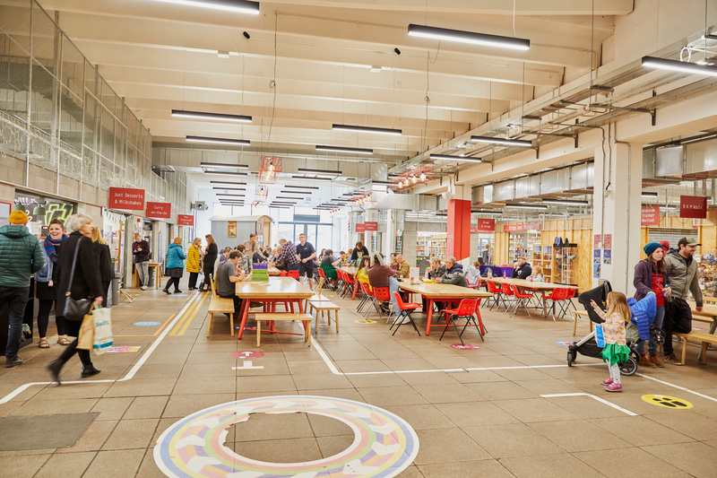 Tŷ Pawb creates a community space for everyone - a museum in a market with traders &amp; galleries all under one roof
<a href="/TyPawb/">Tŷ Pawb</a>'s projects closely serve the needs of local people, like working with refugees to learn craft techniques &amp; supporting them in establishing micro-businesses