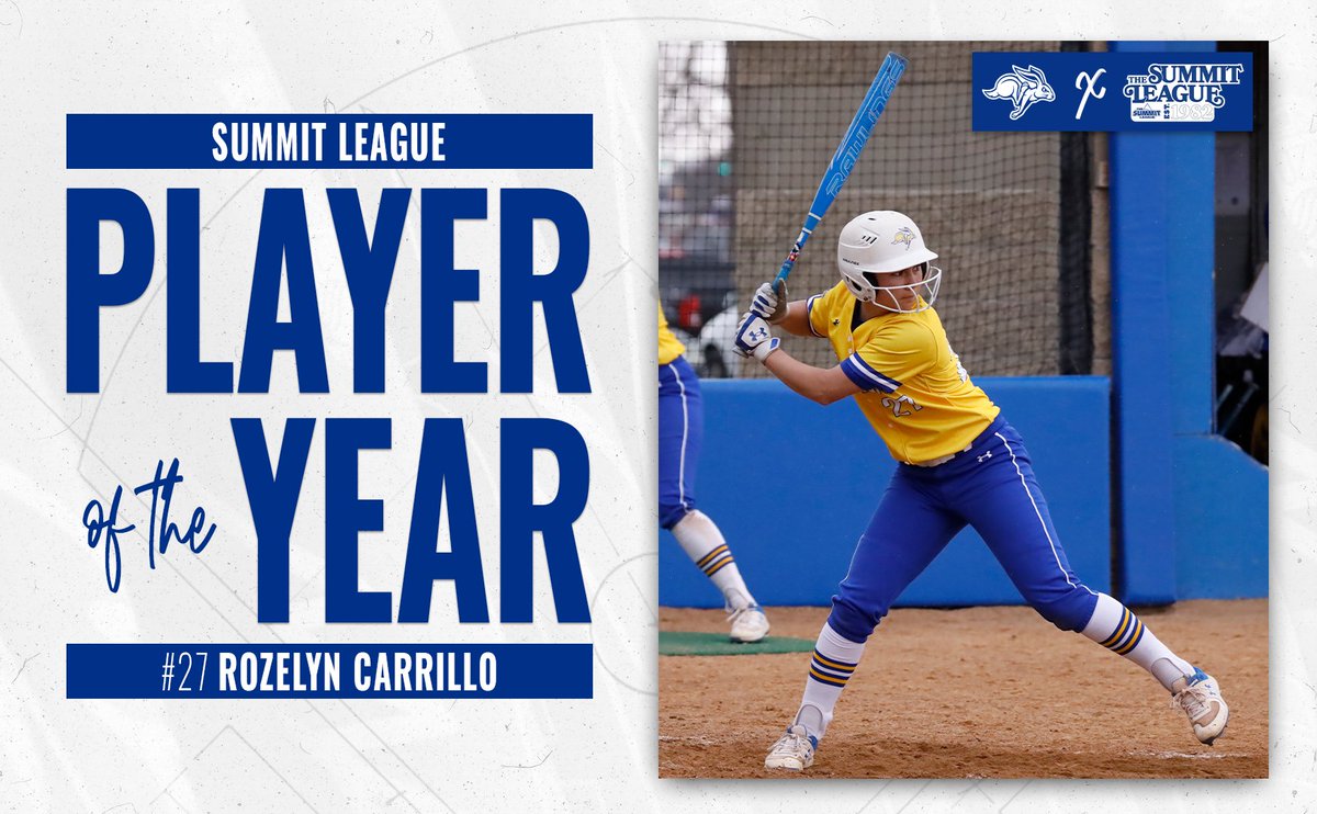 GoJacksSoftball's tweet photo. Never a doubt. 🔥

Rozelyn Carrillo is the 𝗦𝘂𝗺𝗺𝗶𝘁 𝗟𝗲𝗮𝗴𝘂𝗲 𝗣𝗹𝗮𝘆𝗲𝗿 𝗼𝗳 𝘁𝗵𝗲 𝗬𝗲𝗮𝗿!

#GoJacks 🐰 https://t.co/l1JnW7A7s7