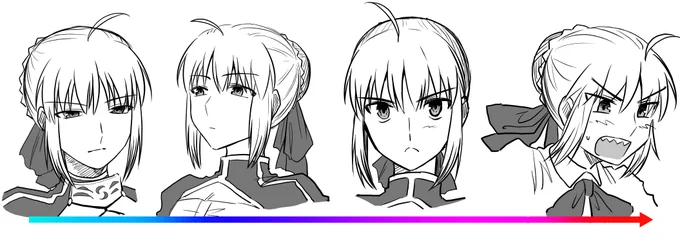 > セイバーちゃん、、、セイバーちゃんの供給を、、、  https://t.co/H1Wyw6hk61 
こちら右にいくにつれ調子が狂うセイバーちゃんです 