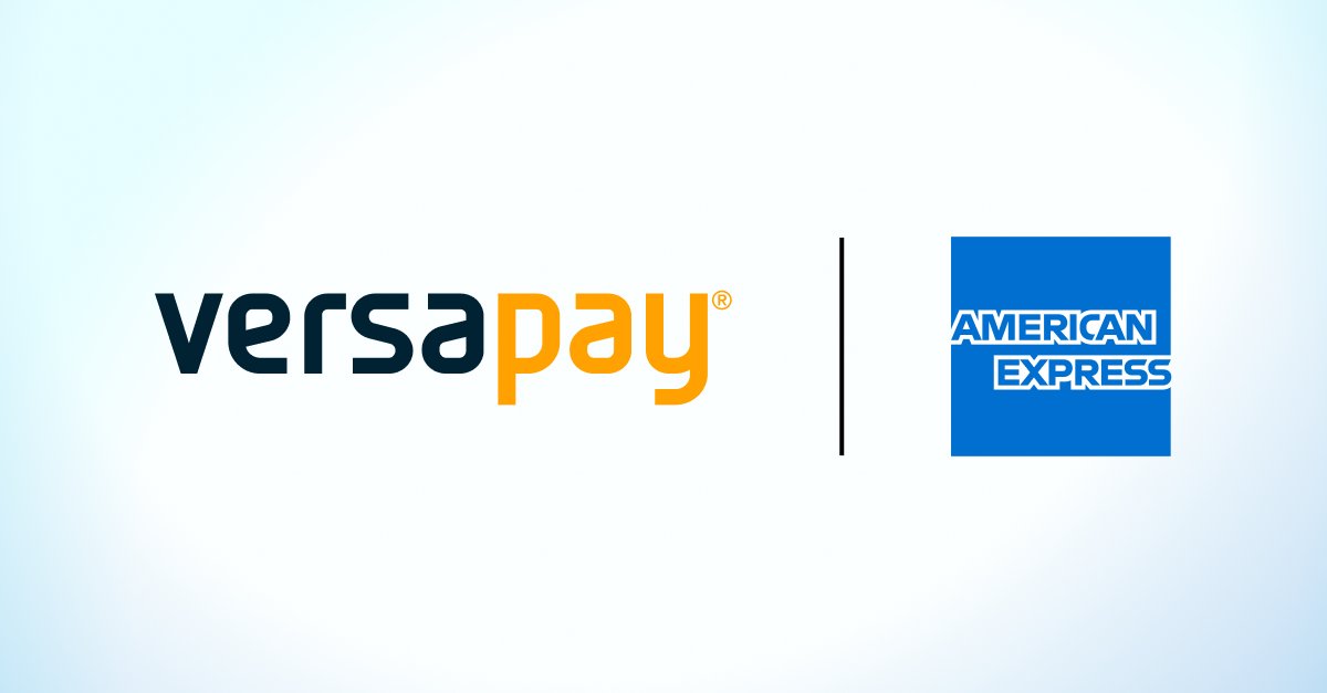 Versapay's tweet photo. We’re excited to announce Versapay is partnering with @AmericanExpress to solve AR challenges around virtual card acceptance.  

Learn how our ePayment Delivery Service helps suppliers automate processing &amp; reconciling of American Express® virtual cards https://t.co/jKV1As0wTJ https://t.co/aXC8AYikln