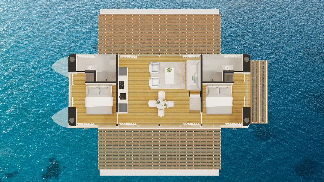 Arkup_LLC's tweet photo. Arkup 40 main deck Studio, One- and Two-bedroom floor plans available.
Panoramic 7.5-feet, floor-to-ceiling, impact windows. Each floor plan has been designed to optimize space while maintaining a house-like feel. We’ve disrupted the yachting world and its confined spaces. https://t.co/mPfw8HcZT4