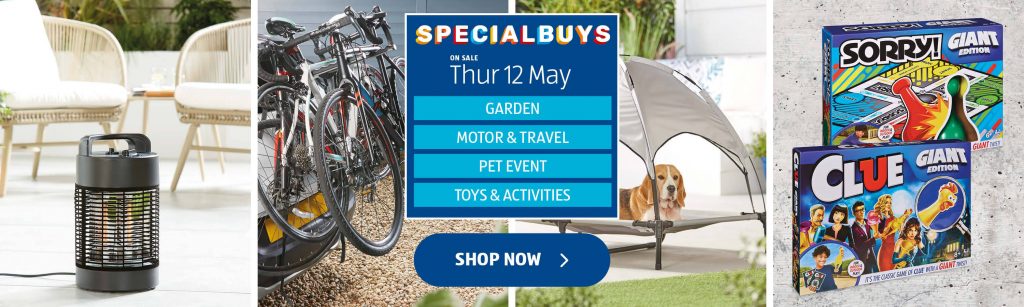 LuellevaoJob's tweet photo. Aldi Special Buys Thursday, 12th May 2022 ALDI Motor &amp; Travel - https://t.co/dQto7Os4uP https://t.co/xu1sCBx59U