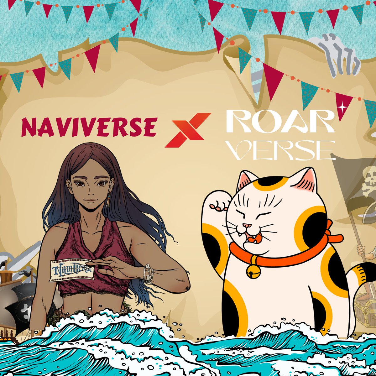 NaviVerse_io's tweet photo. 📢NaviVerse x ROARVERSE
3 WL spots from both projects! 🦾

To enter:
1️⃣Follow    @NaviVerse_io   &amp;  @ROARVERSE_TW
2️⃣❤️,RT &amp; Tag 3 friends
3️⃣Join our discord: https://t.co/ed4gslmwWh &amp; https://t.co/mAt3CYyYRm

48HR
#NaviVerseNFT    #ROARVERSE
#NFTBboard  #魏德聖  #NFTCommmunity https://t.co/7WG0XCYcZs