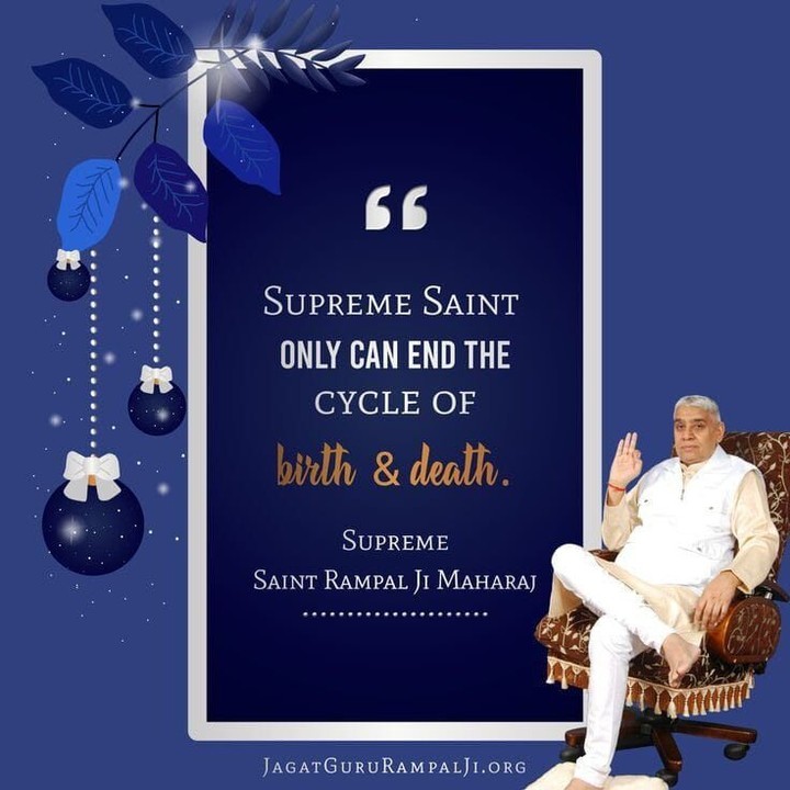 SUPREME SAINT 
ONLY CAN END THE 
        CYCLE OF 
     birth &amp; death.
#GodNightTuesday
To know more,
 ⏩Must Read The 
spiritual  book "Gyan- Ganga"