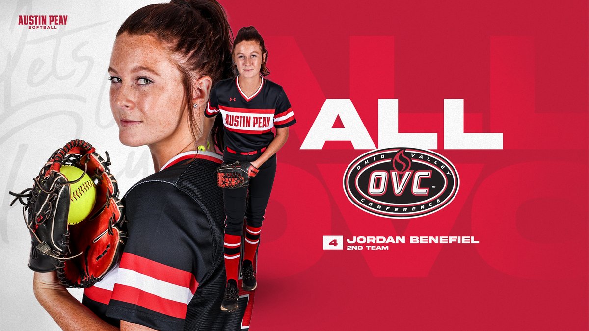 𝐒𝐞𝐜𝐨𝐧𝐝 𝐓𝐞𝐚𝐦 𝐀𝐥𝐥-𝐎𝐕𝐂 𝐨𝐧𝐜𝐞 𝐚𝐠𝐚𝐢𝐧!🎩🥎

<a href="/jordan_benefiel/">Jordan Benefiel</a> has been named Second Team All-OVC for the second-straight year!

🗞️ | bit.ly/38eeBoS

#Team37 | #LetsGoPeay