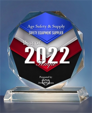 AgsSafety's tweet photo. We are happy to announce that AGS Safety &amp; Supply has been selected as the Winner for the 2022 Best of Tempe Awards in the category of Safety Equipment Supplier. https://t.co/NTk4uNHatg