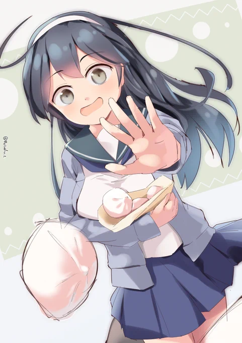 #艦これ版深夜の真剣お絵描き60分一本勝負
#艦これ版真剣お絵描き60分一本勝負_20220510
おまんじゅうころりんうしおちゃん 