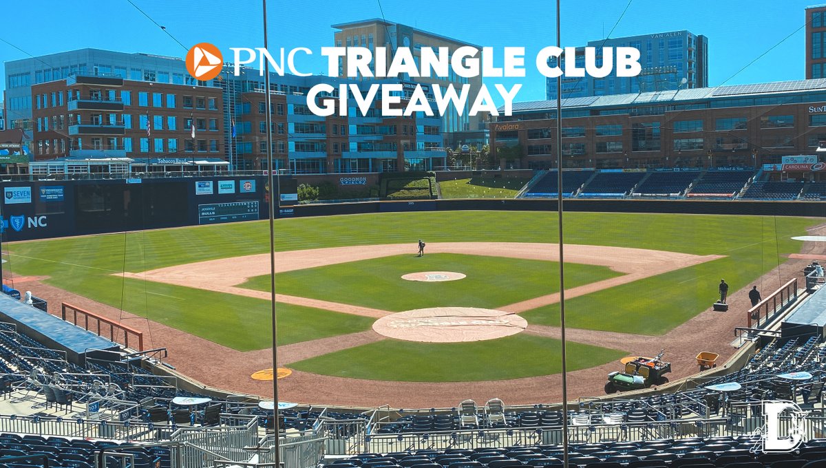 DurhamBulls's tweet photo. We've got 4 PNC Triangle Club tickets to give away for tonight’s game thanks to @PNCBank!

Retweet for a chance to win!

(winner will be chosen &amp; notified at 2:30pm today) https://t.co/Zm63u8wvVo