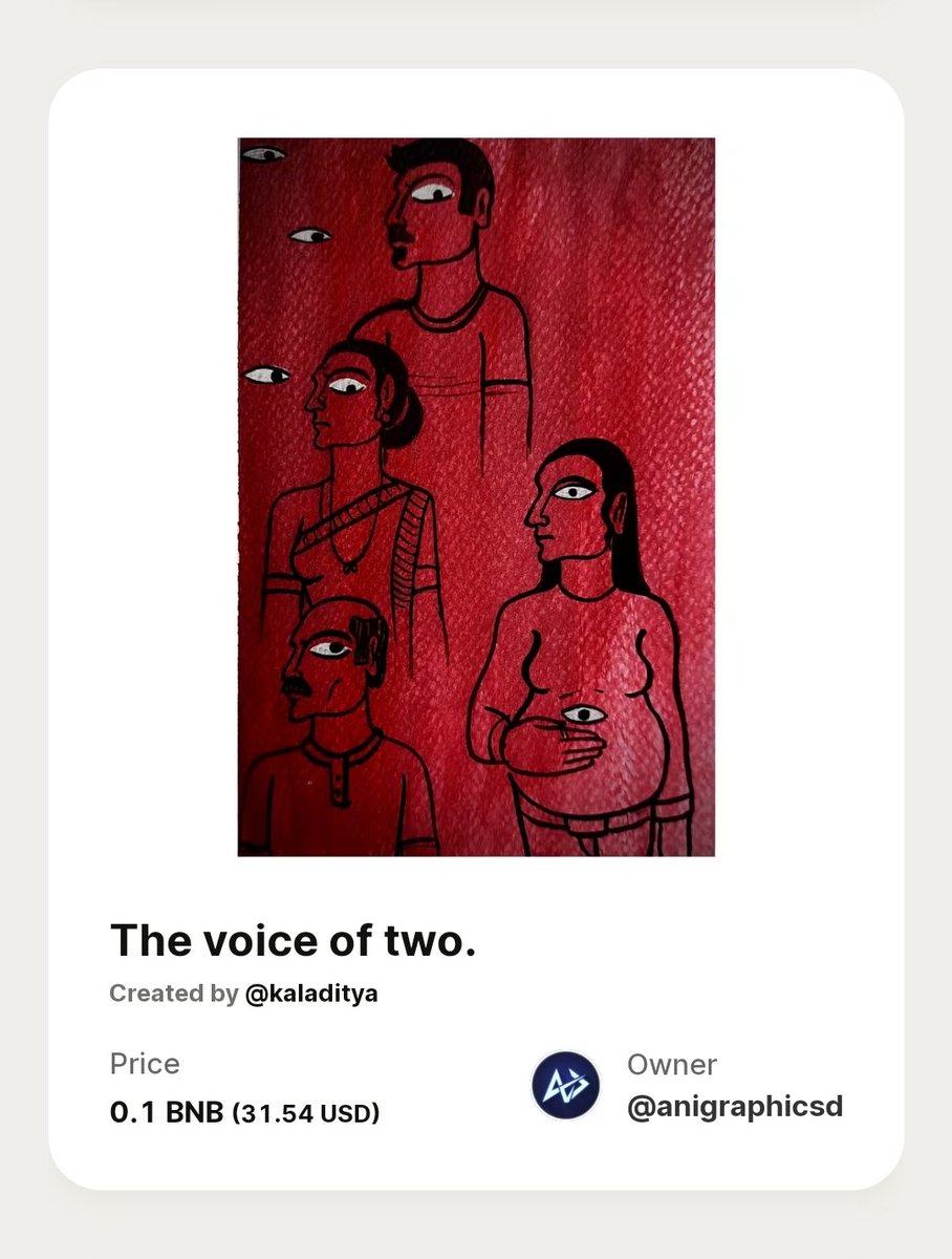 AniGraphicD's tweet photo. The Voice of two is now available for you guys to get your hands on it! By @_aaditya_parab ❤️ ❤️ 👏🏻
.
Go checkout! @WazirXNFT 
.
https://t.co/V1x4fbYsaW 
.
#NFTCommunity #NFTfamily #NFTartist #NFTartworks #society #messageart #NFTGANG #WomensArt #WomaninNFTs https://t.co/SdiPOpzZq8