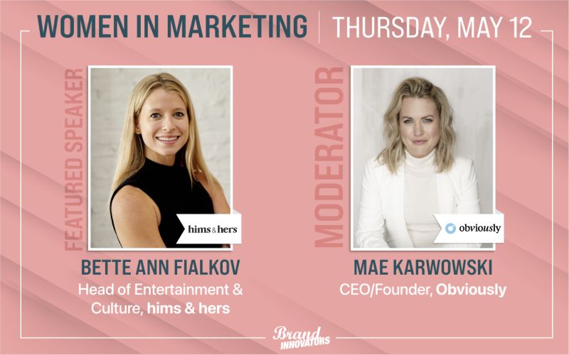 obviouslysocial's tweet photo. Tune in this Thursday to see our CEO and Founder, @maewow at the @BrandInnovators Women in Marketing #BILivecast host a session with @TheBAinMIA on 5/12 at 12:40pm ET. Register for free here: https://t.co/SxEweO7I7U https://t.co/fxfpg8lY5a