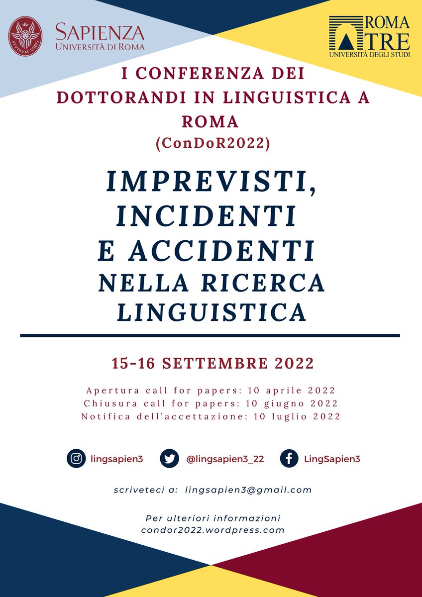 lingsapien3_22's tweet photo. “Si uccide un uomo con l’imprevisto come un bue con la mazza” (Victor Hugo)

[tutte le informazioni sul sito web in bio]

Vi aspettiamo a #Roma per la #IConferenzadeiDottorandiinLinguisticaaRoma #ConDoR2022 https://t.co/P1wyyZxWAd