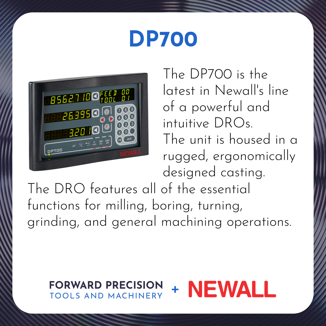 forward_tools's tweet image. Forward Precision is your trusted
distributor for all Newall products, digital readout
systems, and replacement parts.
Contact us for any and all Newall product inquiries at
info@forwardprecision.com
#newall #DRO #digitalreadout #digitalreadoutsystem #lathesandmills