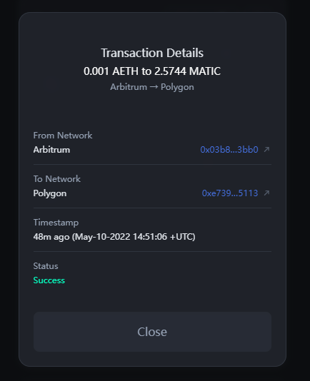 JumeiMin's tweet photo. Episode 2: Swap an asset to or from Arbitrum  @hashflow_ https://t.co/Ak56RkE9EB