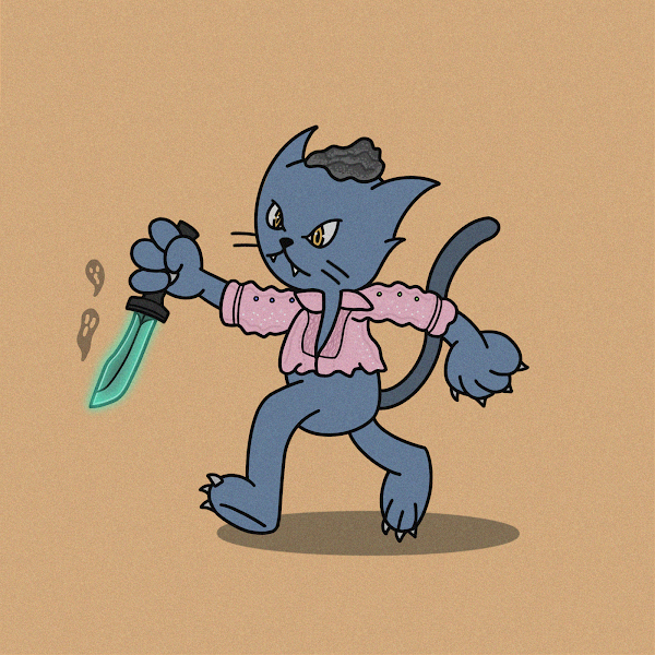 🔪GIVEAWAY #2🔪

<a href="/FelineFiendz/">Fiendz</a> is the best communities around, so we decided to give away one knife wielding fiend to our followers.

To Enter:
- Follow @TheKnifeClubNFT &amp; <a href="/FelineFiendz/">Fiendz</a> 
- Like &amp; Retweet
- Tag 3 Friends (More =Extra submission)
🤺🤺🤺

Winner announced May 15th.