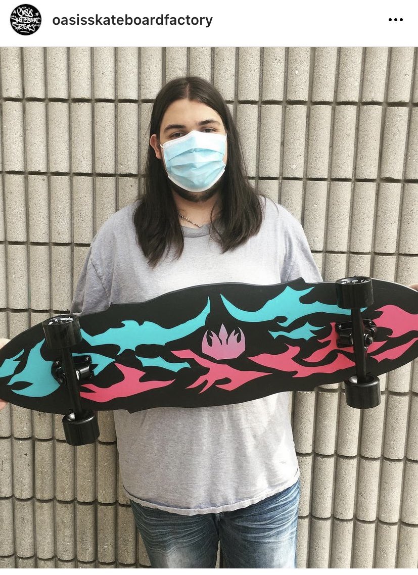 🛹 Skateboard designed by Nathan 
Instagram @ExiledSkateCo 🤩

instagram.com/p/CdYL2rKrPCa/…
