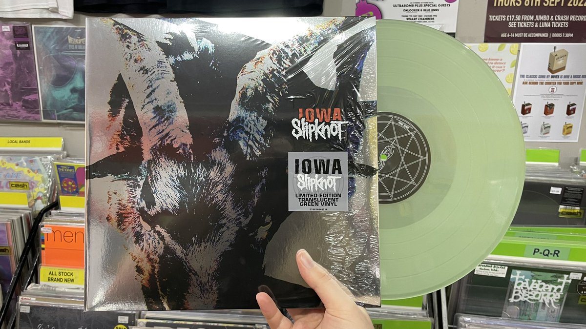Crash Records в X: „WOW in person this @slipknot #IOWA Vinyl Lp 