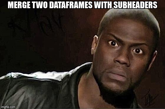 overflow_meme's tweet photo. Merge two dataframes with subheaders https://t.co/k69orO27Sd #python3x #pandas #dataframe #python https://t.co/kv3HWQwKXM