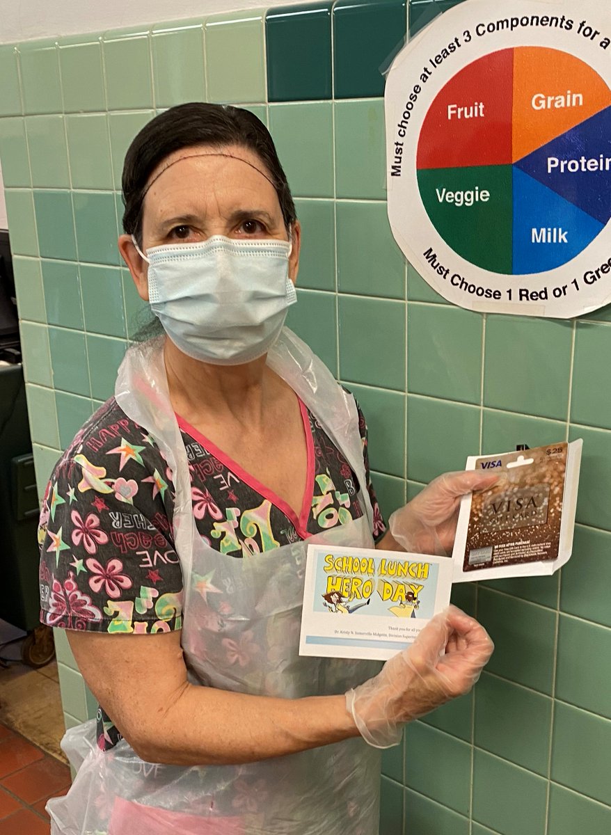 bcpsva's tweet photo. We want to celebrate our school cafeteria employees and thank them for the work they do. Their love for the students and commitment to their work shines through every day! Thank you School Lunch Heroes! #BrunswickStrong #SLHD22 https://t.co/jPNMkJ1O7t