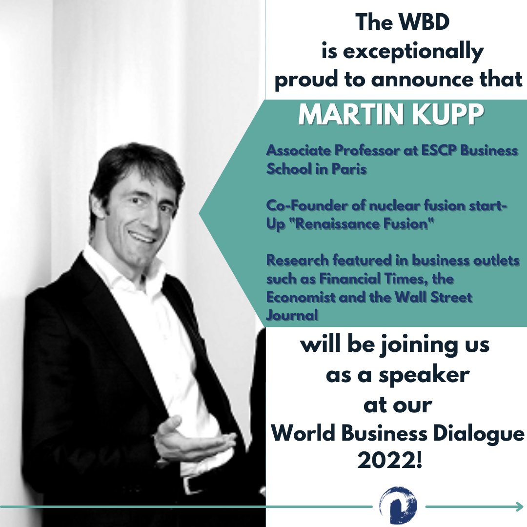 👇Get to know our first speaker for the 23rd World Business Dialogue: Dr. Martin Kupp 
Do you want to listen to his expertise concerning uncertainty?
Then take your chance and attend the conference via the following link👉 world-business-dialogue.com