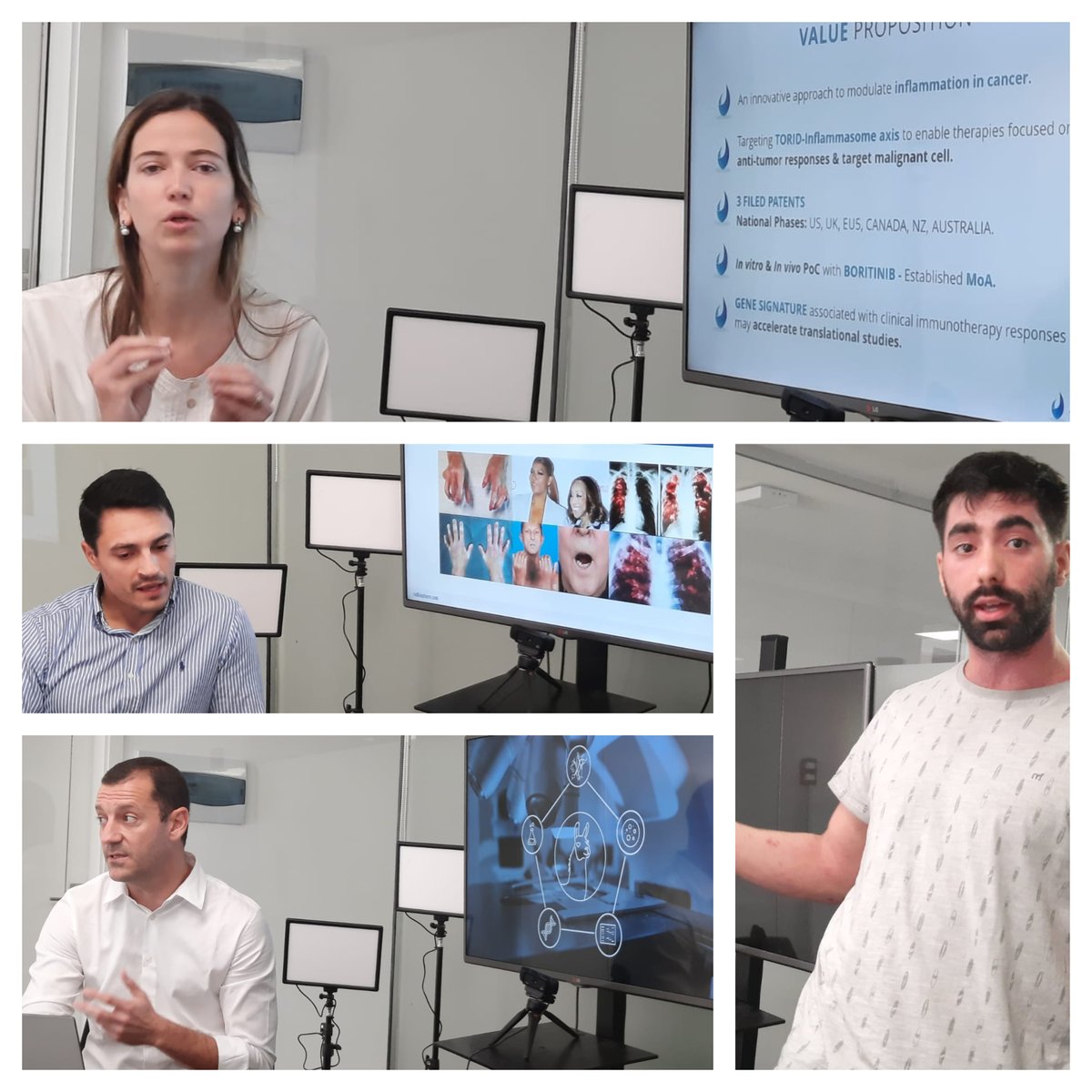 daVinciLAT's tweet photo. 6 negocios biotech se preparan para el espacio de vinculación con inversores y brokers que facilitamos este jueves 12/MAY en el marco del programa #BIOInvest Gracias @NAmarelle por recibirnos en HQ @CodigoDelSur https://t.co/xD4IaLT416