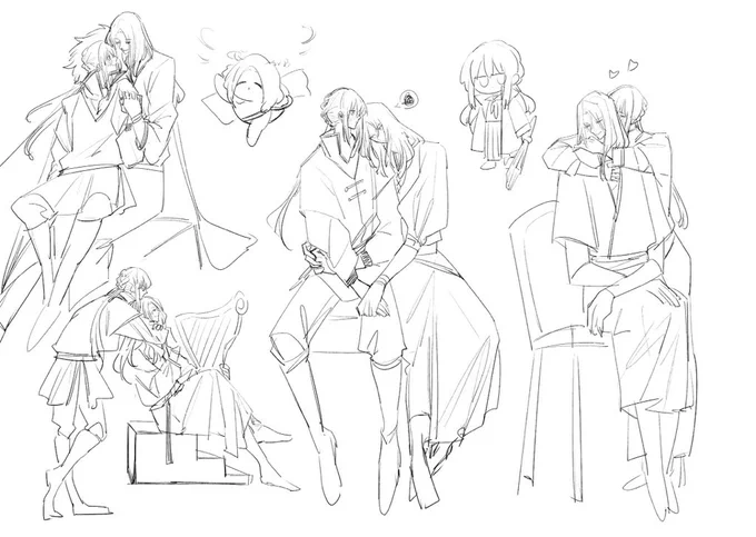 ベディトリ不足のでいろいろ描きたいよ〜😭 