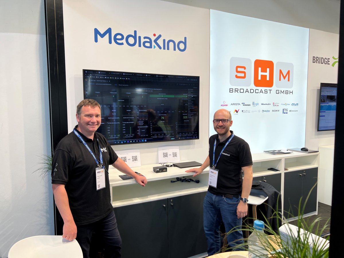 Media_Kind's tweet photo. We are at ANGA COM!!! #TeamMediaKind is geared up to show our latest media technology innovations that power #livestreaming without limits at scale.
Book a meeting with us to explore exciting demonstrations: https://t.co/yk171RZWZn
#ANGACOM #Mediakind #events #broadcast https://t.co/1Ge5D53rMm