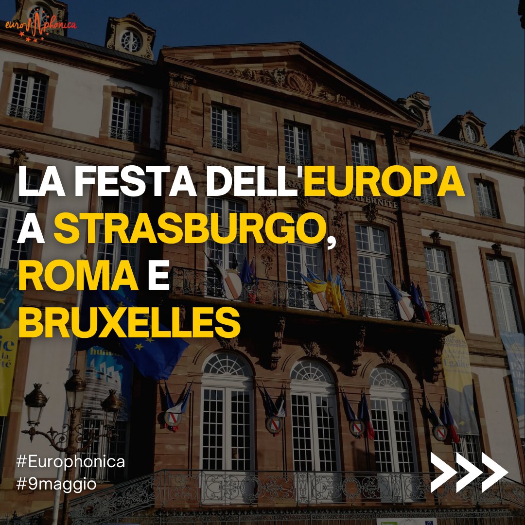 europhonica's tweet photo. Per la Festa dell'Europa siamo stati a Strasburgo 🇫🇷, Roma 🇮🇹 e Bruxelles 🇧🇪.
Tre Paesi diversi, una sola Europa 🇪🇺.
#Europhonica #feelingeurope #9maggio https://t.co/cHcCJokxX7