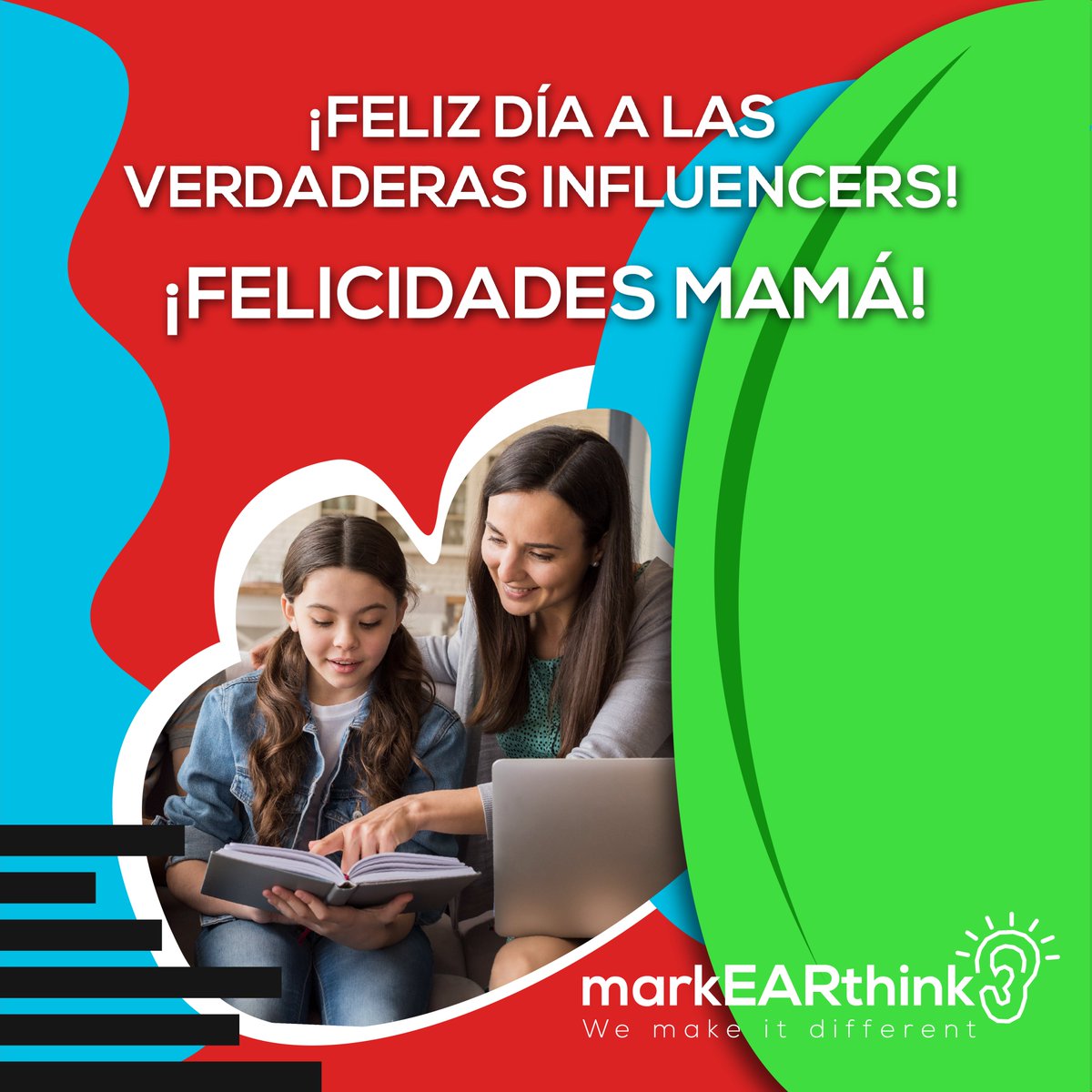 #DíaDeLaMadre | Últimamente, todo se trata de #influencers, pero justamente el día de hoy tenemos que felicitar a la verdadera influencer de nuestras vidas, ¡nuestra madre! 🤩🙋‍♀️

¡Feliz día a todas las madres! ❤️️

#markEARthink
#WeMakeItDifferent
#HappyMothersDay