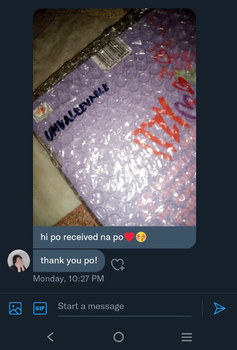 YMMShopPH's tweet photo. Thank you so much po!🥰
#YMMfeedbacks https://t.co/WXMxE9B2Ox