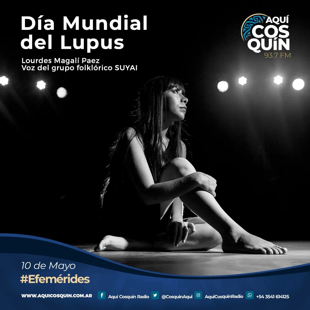 CosquinAqui's tweet photo. 📆#DiaMundialDelLupus 
Vía telefónica, entrevistamos a Magui, la voz del grupo folklórico @suyaifolkcba. Años atrás le diagnosticaron Lupus y nos 
cuenta como vive con la enfermedad.
"El canto hace que yo esté viva"
🔊 Escuchá la entrevista
https://t.co/w6D53NvT9T https://t.co/Csd2cPwxDA