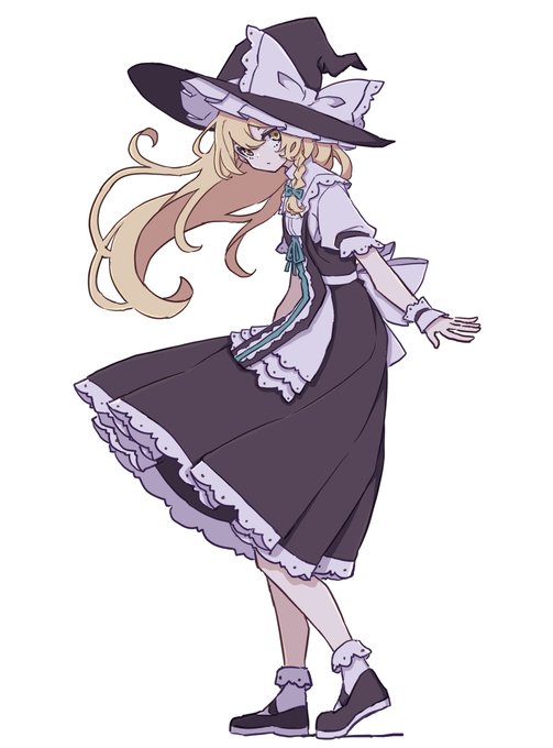 #深夜の真剣お絵描き60分一本勝負 
魔理沙 