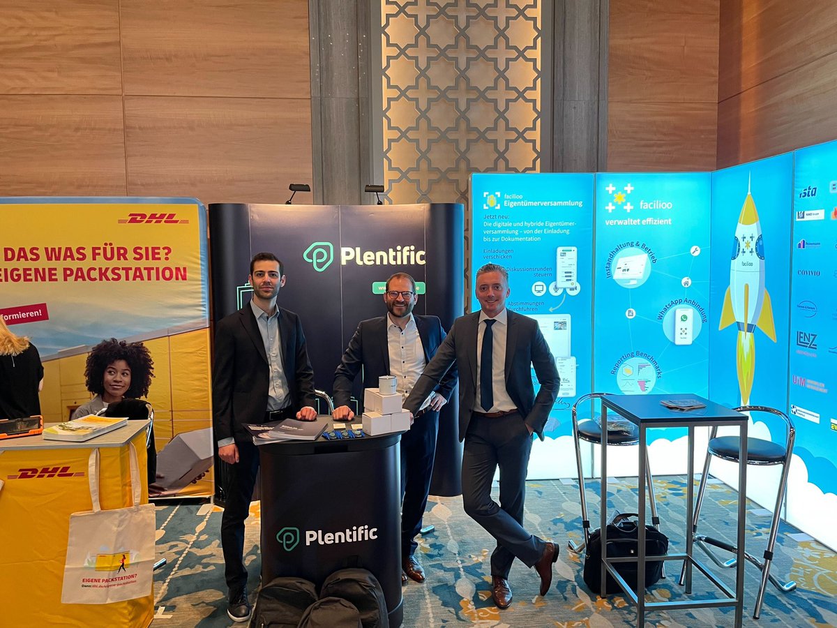 Kann losgehen…🚀 <a href="/PlentificDE/">Plentific Deutschland</a> ist Startklar für den #DIK2022 des <a href="/BVI_verwalter/">BVI</a> in Berlin.