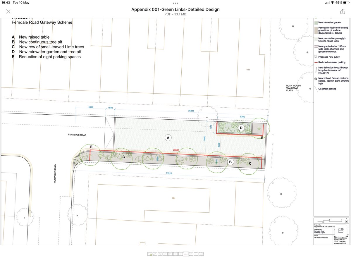 Labourstone's tweet photo. Excited to see works about to commence on the #LimeLink in #FerndaleRdE11 #BLEN public realm works incl. #RainGarden more #Trees #PermeableSurfacing! Its Project 7 on the attached. @CannHallCllr @WeSupportWFMH @willnorman @sabrodrigues61 https://t.co/9DuGcJCHXb