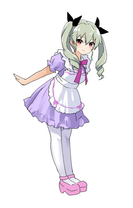 お絵かき練習(4) ドゥーチェさん
 #るちかポーズ 