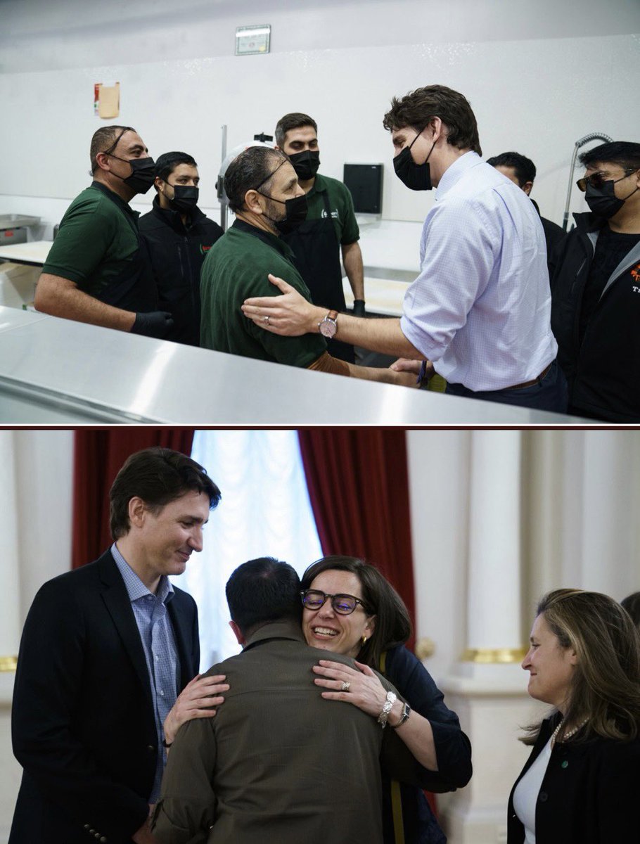 Pics of Trudeau at home from a week or so ago vs Trudeau overseas in a Country only 36% vaxxed. Science changes quickly, but for some reason not enough for Federal Mandates to be dropped.
