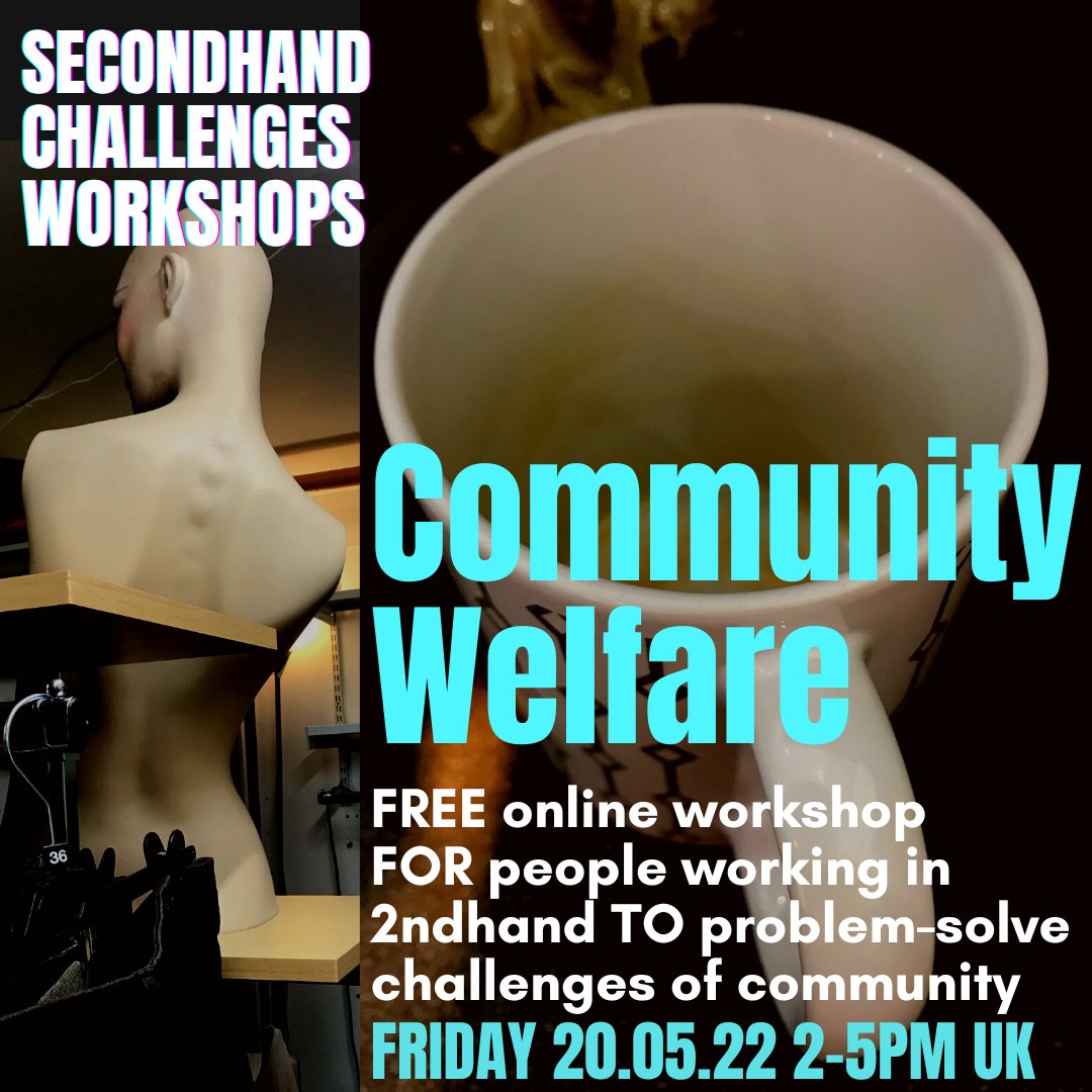 Intrigued to hear the backstory of charity shop welfare from <a href="/gcgosling/">George Gosling</a> - 'Second-hand as job creation and salvation in late-Victorian and Edwardian Britain'
Friday 20th May, 2-5 pm blogs.cardiff.ac.uk/secondhandcult…