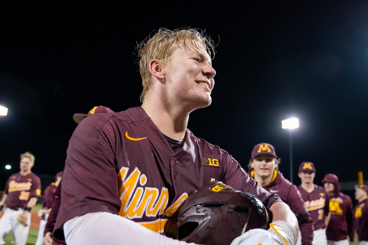 GopherBaseball's tweet image. .@Boston_Merila's last 4⃣ games:

-9-for-19 (.474)
-5⃣ runs scored
-4⃣ multi-hit games
-4⃣ RBI
-2⃣ doubles
-1⃣ game-winning hit

Playing his best ball of the season ✊