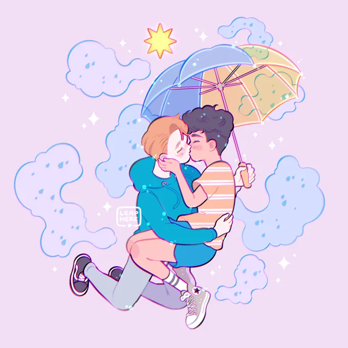 «What's It Gonna Be?»☔️🌈 #heartstopperfanart #Heartstopper 