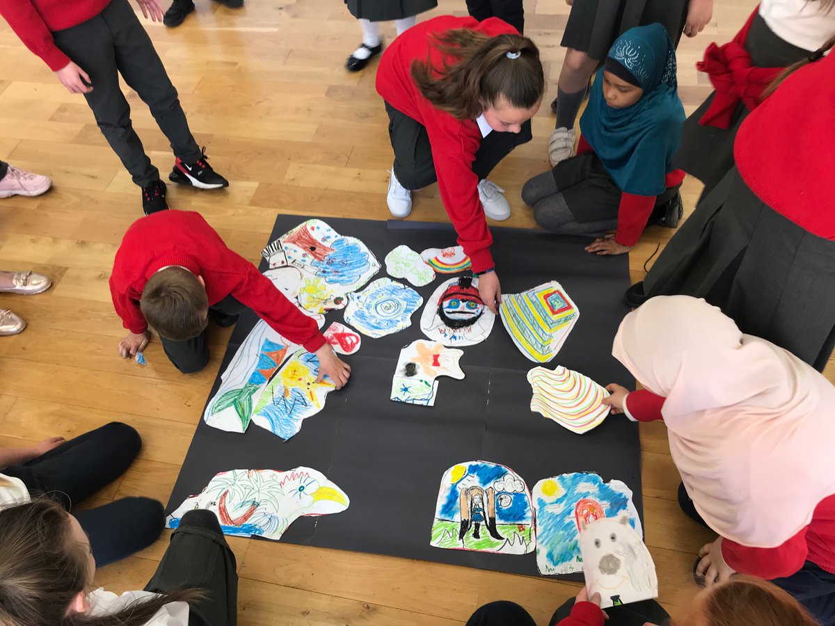 LoretoSPCrumlin's tweet photo. After school Art Club started today for some pupils from 3rd & 4th classes πΌ π¨ #creativity #collaboration #artists #colourexploration https://t.co/t5X5xqbNZM